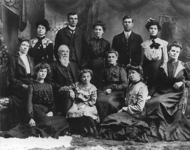 Samuel R. and Charlotte S. Parkinson and children